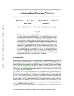 Neighbourhood Consensus Networks