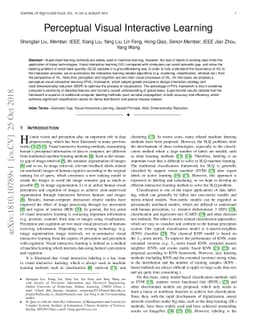 Perceptual Visual Interactive Learning