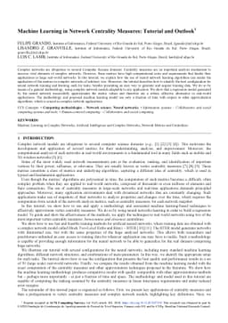 Machine Learning in Network Centrality Measures: Tutorial and Outlook