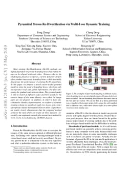 Pyramidal Person Re-IDentification via Multi-Loss Dynamic Training