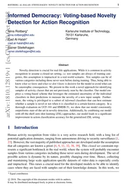 Informed Democracy: Voting-based Novelty Detection for Action
  Recognition