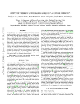 Attentive Filtering Networks for Audio Replay Attack Detection