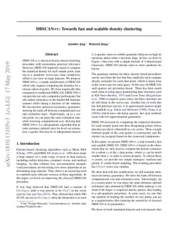 DBSCAN++: Towards fast and scalable density clustering