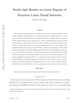 Nearly-tight bounds on linear regions of piecewise linear neural
  networks