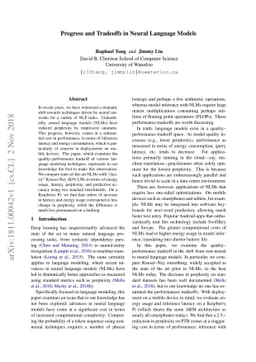 Progress and Tradeoffs in Neural Language Models