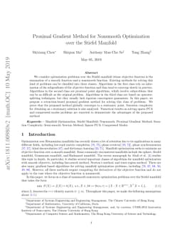 Proximal Gradient Method for Nonsmooth Optimization over the Stiefel
  Manifold