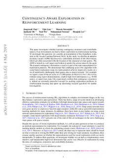 Contingency-Aware Exploration in Reinforcement Learning