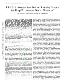 PILAE: A Non-gradient Descent Learning Scheme for Deep Feedforward
  Neural Networks