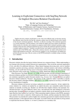 Learning to Explicitate Connectives with Seq2Seq Network for Implicit
  Discourse Relation Classification