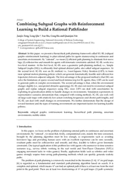 Combining Subgoal Graphs with Reinforcement Learning to Build a Rational
  Pathfinder