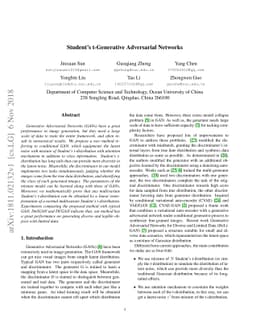 Student's t-Generative Adversarial Networks