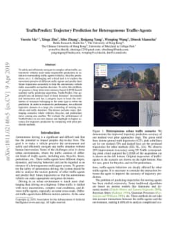 TrafficPredict: Trajectory Prediction for Heterogeneous Traffic-Agents