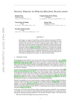 Neural Phrase-to-Phrase Machine Translation