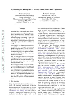 Evaluating the Ability of LSTMs to Learn Context-Free Grammars