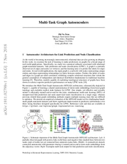 Multi-Task Graph Autoencoders