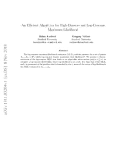 An Efficient Algorithm for High-Dimensional Log-Concave Maximum
  Likelihood