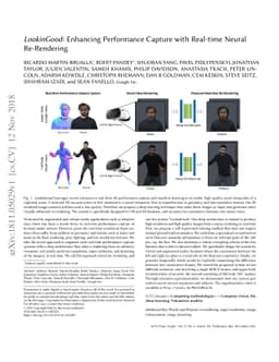 LookinGood: Enhancing Performance Capture with Real-time Neural
  Re-Rendering