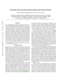 Exploring RNN-Transducer for Chinese Speech Recognition