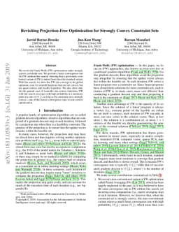 Revisiting Projection-Free Optimization for Strongly Convex Constraint
  Sets