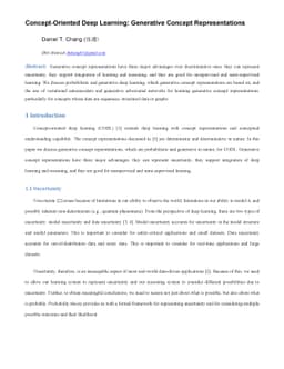 Concept-Oriented Deep Learning: Generative Concept Representations