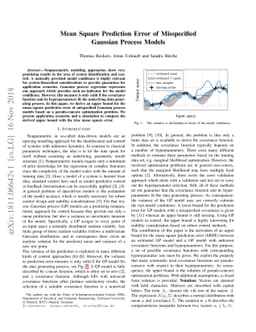 Mean Square Prediction Error of Misspecified Gaussian Process Models
