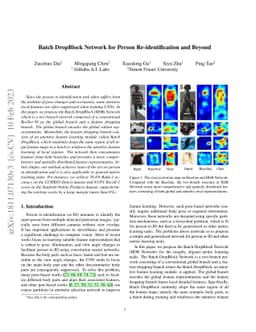 Batch DropBlock Network for Person Re-identification and Beyond