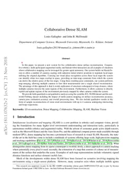 Collaborative Dense SLAM
