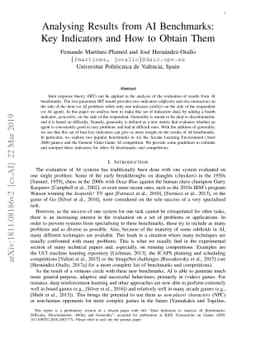 Analysing Results from AI Benchmarks: Key Indicators and How to Obtain
  Them