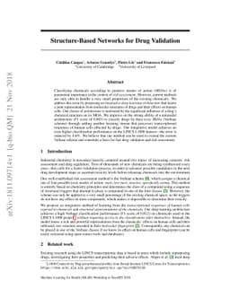Structure-Based Networks for Drug Validation