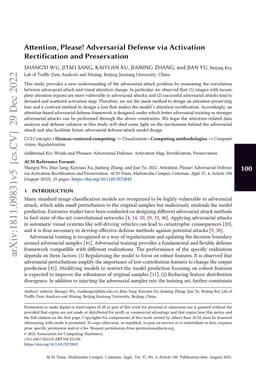 Attention, Please! Adversarial Defense via Activation Rectification and
  Preservation