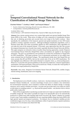 Temporal Convolutional Neural Network for the Classification of
  Satellite Image Time Series