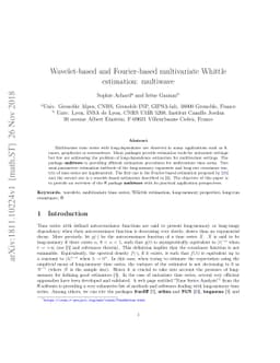 Wavelet-based and Fourier-based multivariate Whittle estimation:
  multiwave