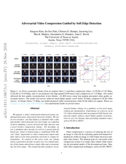 Adversarial Video Compression Guided by Soft Edge Detection