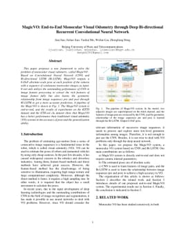 MagicVO: End-to-End Monocular Visual Odometry through Deep
  Bi-directional Recurrent Convolutional Neural Network