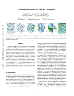 Patch-based Progressive 3D Point Set Upsampling