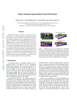 Future Segmentation Using 3D Structure