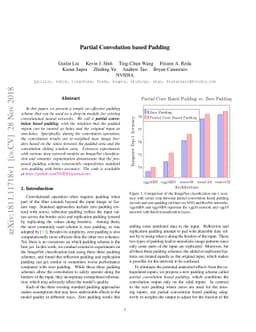 Partial Convolution based Padding