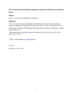 Variational Autoencoding the Lagrangian Trajectories of Particles in a
  Combustion System