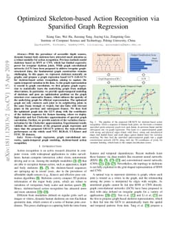 Optimized Skeleton-based Action Recognition via Sparsified Graph
  Regression