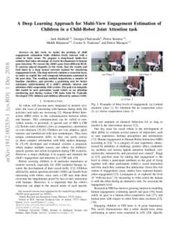 A Deep Learning Approach for Multi-View Engagement Estimation of
  Children in a Child-Robot Joint Attention task