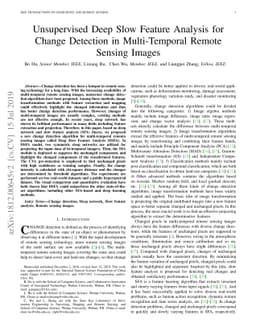 Unsupervised Deep Slow Feature Analysis for Change Detection in
  Multi-Temporal Remote Sensing Images