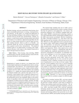 Deep Signal Recovery with One-Bit Quantization