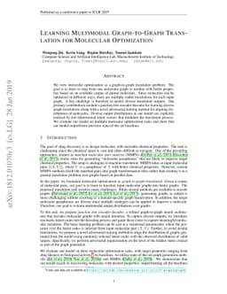 Learning Multimodal Graph-to-Graph Translation for Molecular
  Optimization
