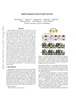 Spatio-Temporal Action Graph Networks