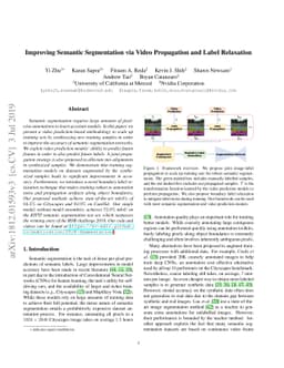 Improving Semantic Segmentation via Video Propagation and Label
  Relaxation