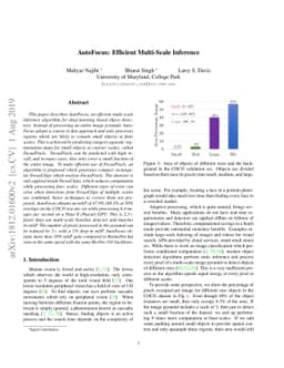 AutoFocus: Efficient Multi-Scale Inference