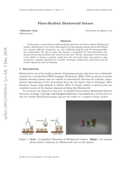 Photo-Realistic Blocksworld Dataset