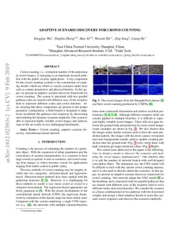 Adaptive Scenario Discovery for Crowd Counting