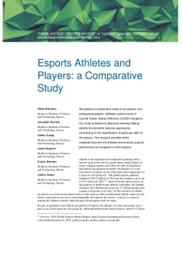 Esports Athletes and Players: a Comparative Study