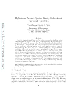 Higher-order Accurate Spectral Density Estimation of Functional Time
  Series